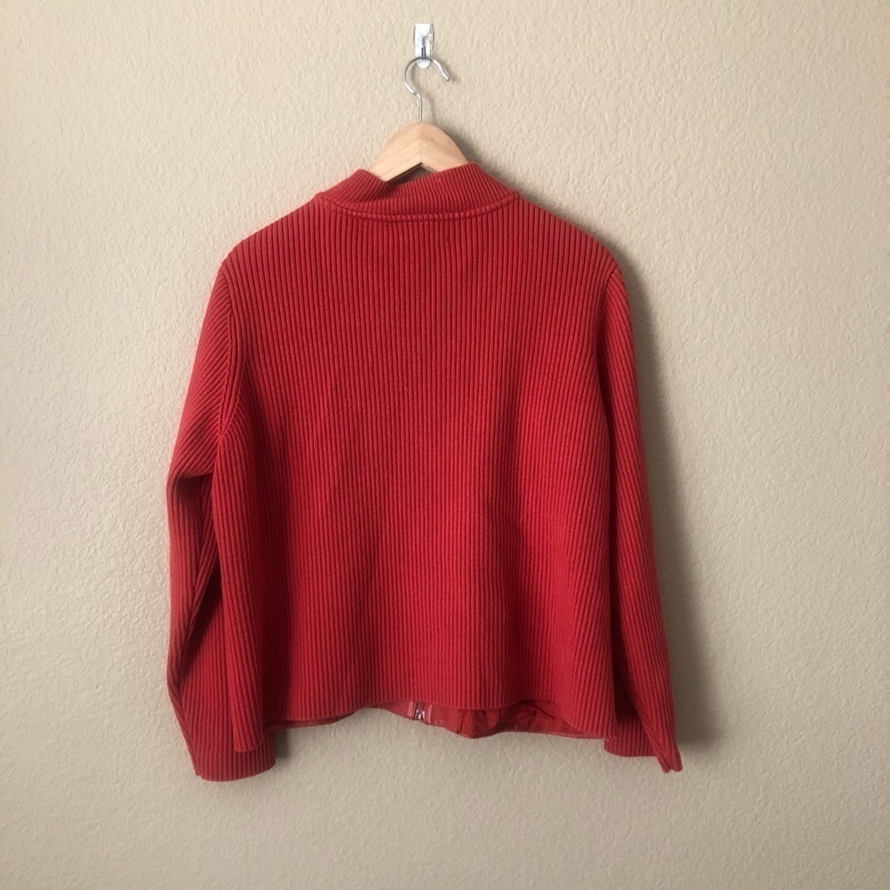 Pendleton ribbed and leather jacket - Picture 4 of 5